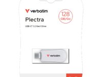 Verbatim USB Drive 3.2 PLECTRA USB-C 128GB White