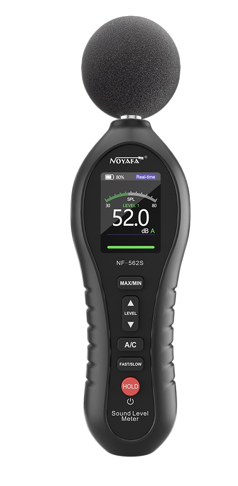 Noyafa Sound Level Meter with Dual A/C Weighting