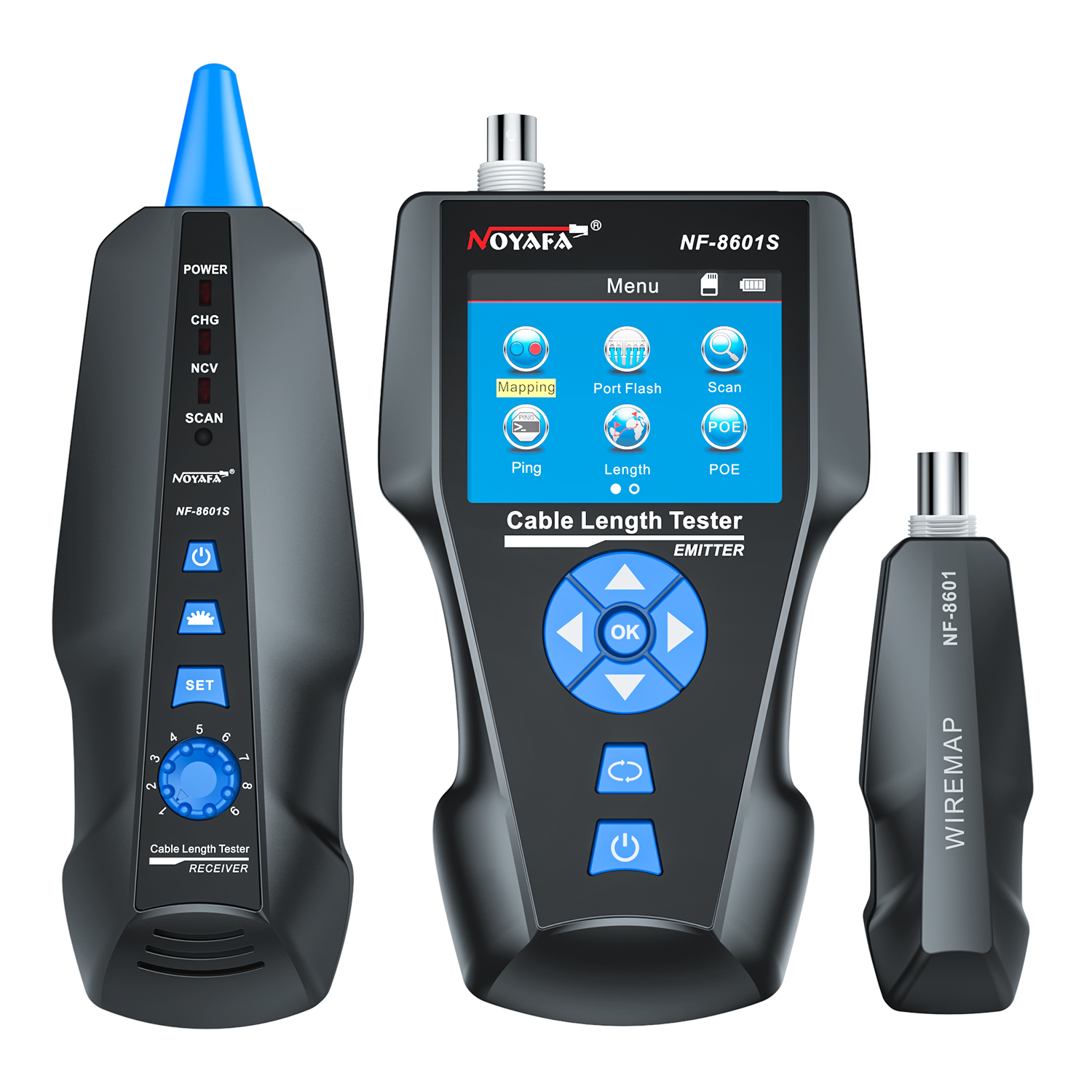 Noyafa Multi-Function Cable Tester with PoE