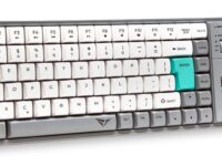 Alcatroz Keyboard & Mouse 2.4G+BT Combo 84K Tetriz Air 300C Winter White