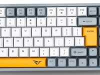 Alcatroz Tetriz Air 3 Wireless Keyboard 2.4G+BT Summer White