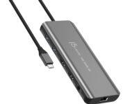 j5create Dock USB-C Dual Display 4K MST MacBookM3 HDMI/RJ45/USB/Audio/PD JCD398