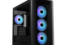 ASUS PC Case mATX Tempered Glass 4xARGB Fans A23 PLUS Black