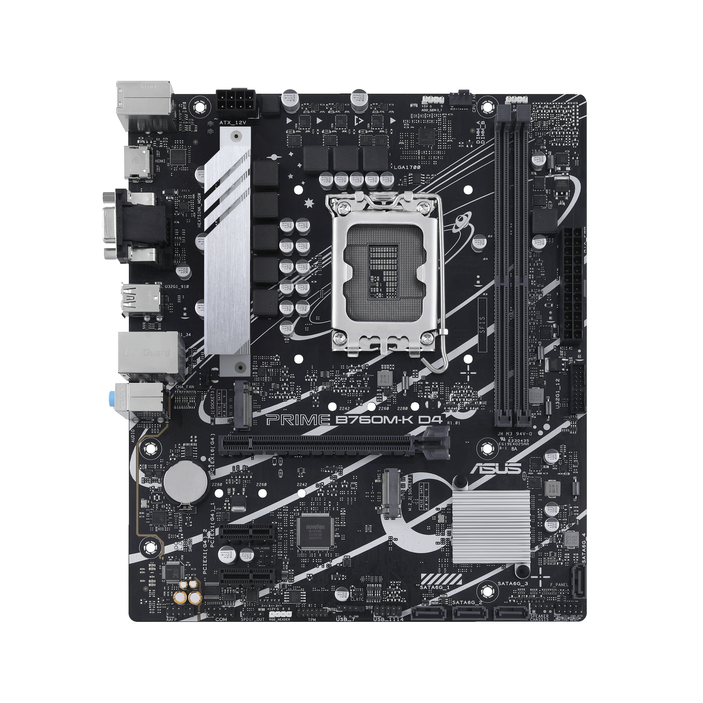ASUS Motherboard mATX LGA1700 B760 Prime B760M-K D4