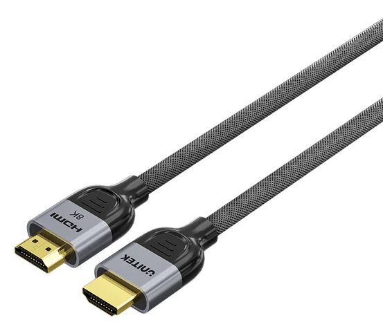 Unitek HDMI 2.1 Cable 8K60Hz Braided 2.0m C11093RGY-2M