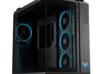 ASUS PC Case TUF Gaming ATX Dual-Chamber Design Boundless Panoramic Glass 4x Pre-Installed ARGB Fans Carry Straps USB-C GT502 Horizon Black