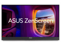 ASUS Monitor Portable ZenScreen 27'' 2K IPS with Desk Clamp/Kickstand Subwoofer USB-C/HDMI MB27ACF