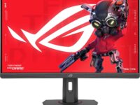 ASUS Monitor ROG Strix Gaming 27'' 2K Curved 180Hz HDR USB-C Ergonomic XG27WCS