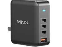 MINIX GaN Wall Charger Travel 165W 3 xUSB-C/1xUSB-A P165