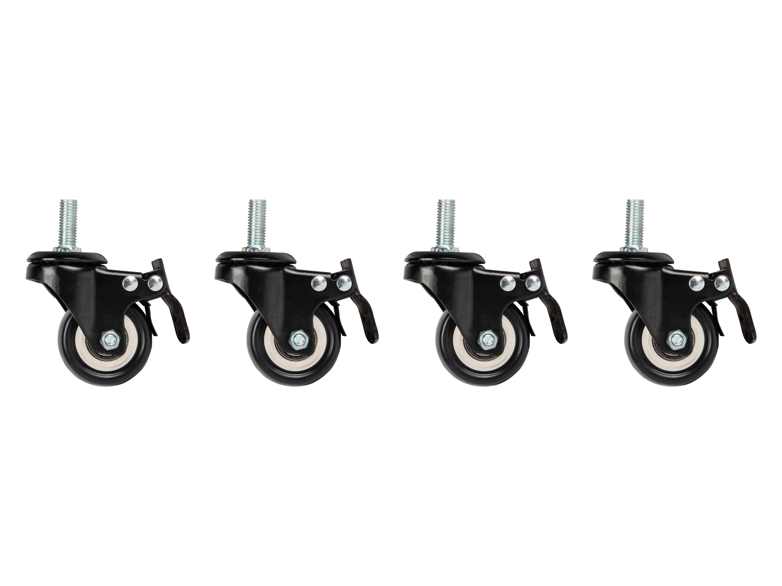 Lanberg Wall Rack Castors with Thread & Brakes for Lanberg Racks (Set of 4)