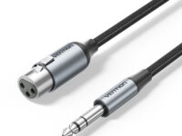 Vention AUDIO 6.3mm to XLR M-F Cable Braided-Metal 5.0m BKGHJ