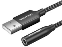 Vention AUDIO CONVERTER USB-A to 1x3.5mm 1.0m Cable Braided CVEBF