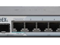 MikroTik Router Wired hEX S 5xGbE/2.5G SFP/PoE Out/USB E60iUGS