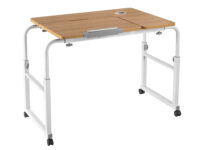 Lumivida Computer Tray Desk Mobile Height & Width Adjustable 60x80cm FWS10-1