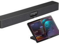 Yealink MeetingBar A25-031 All-In-One Video Bar with Touch Console Ultra-Wide Lens for Teams/Zoom & BYOD Focus Rooms