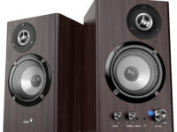 Genius PC Speakers 2.0 50W Aux & BT SP-HF1812BT Brown Wood