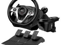Genius Gaming Wheel Vibration-6+R Gears-3xFoot Pedals PC/PS3/PS4 SpeedMaster X1