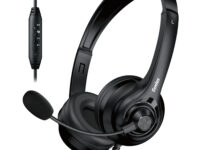 Genius PC Headset USB-A InLine Control & Ultra Soft Foam Cushions HS-235U AI