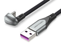 Vention Cable USB-A 2.0 to USB-C U-Shaped 5A Braided 1.5m COHHG