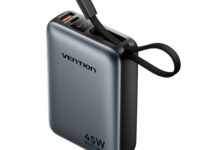 Vention Powerbank 20000mAh 45W 2xUSBC 1xUSBA + Built-in USBC Cable FHGH0-TY
