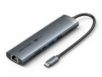 Vention HUB USB-C 1xUSB-C 3.2/USBA3.0/USBA2.0/HDMI 4K60Hz/RJ45/SD/3.5mm/PD TGVHB