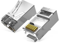 Vention NETWORK Connectors CAT6A FTP Modular Plug IDFR0-10 (10-Pack)