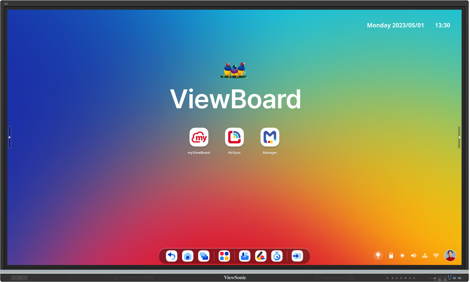 Viewsonic Viewboard Interactive Display Whiteboard 86" 4K Android EDLA 50-Point Touch 70W Speaker NFC IFP8651-3C