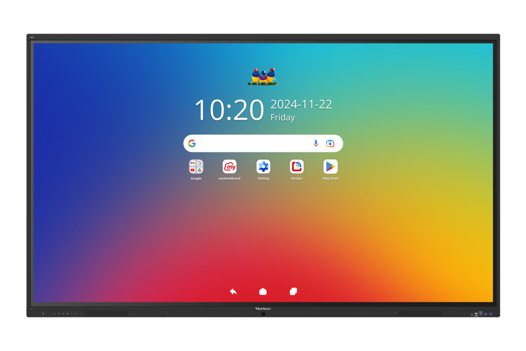 Viewsonic Viewboard Interactive Display Whiteboard 86" 4K Android EDLA 64-Point Touch 2.1 Speakers 8 Mic Array IFP8641-1-1C