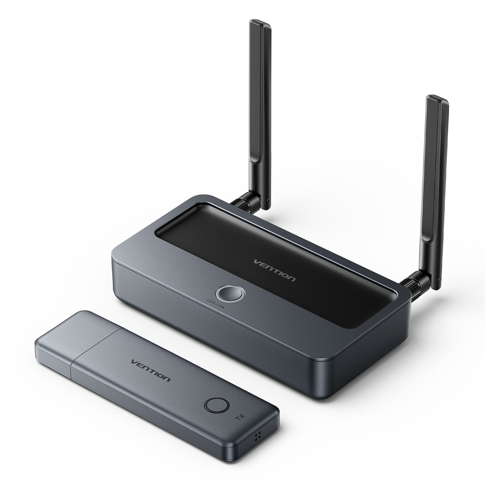 Vention ADTH0 Enterprise-Grade Wireless 5.8GHz HDMI to HDMI+VGA+USB-C (Supports up to 8 Transmitters)