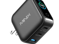 MINIX GaN Wall Charger 100W 2x USB-C/1xUSB-A with LED NEO P3 PRO