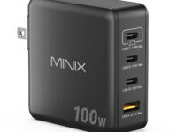 MINIX GaN Wall Charger 100W 3xUSB-C/1xUSB-A NEO P100