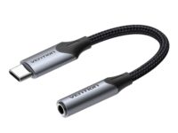 Vention AUDIO CONVERTER USB-C to 3.5mm Female Adaptor Braided 0.1m BGJHA