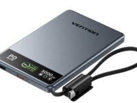 Vention MA Powerbank Wireless Magnetic 10000mAh 22.5W Wireless 15W Ultra Slim Grey FKLH0