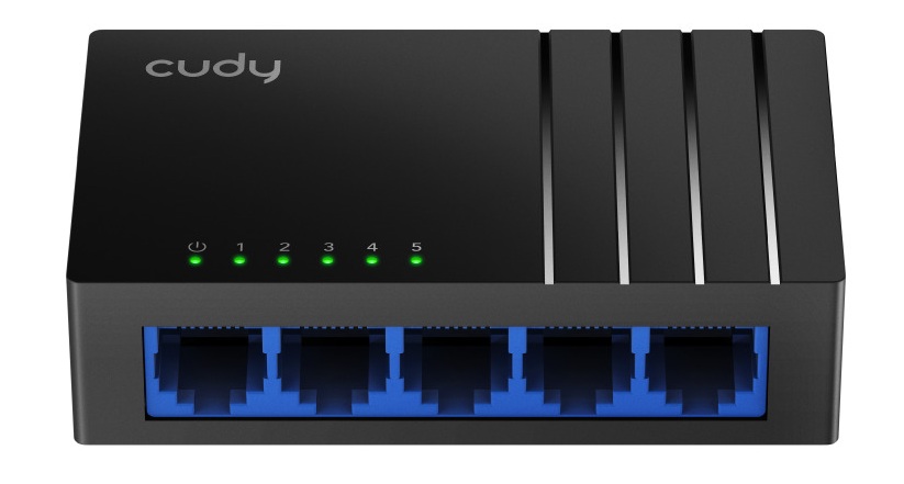 Cudy Switch Gigabit Ethernet 5-Ports Desktop GS105D with UK Plug