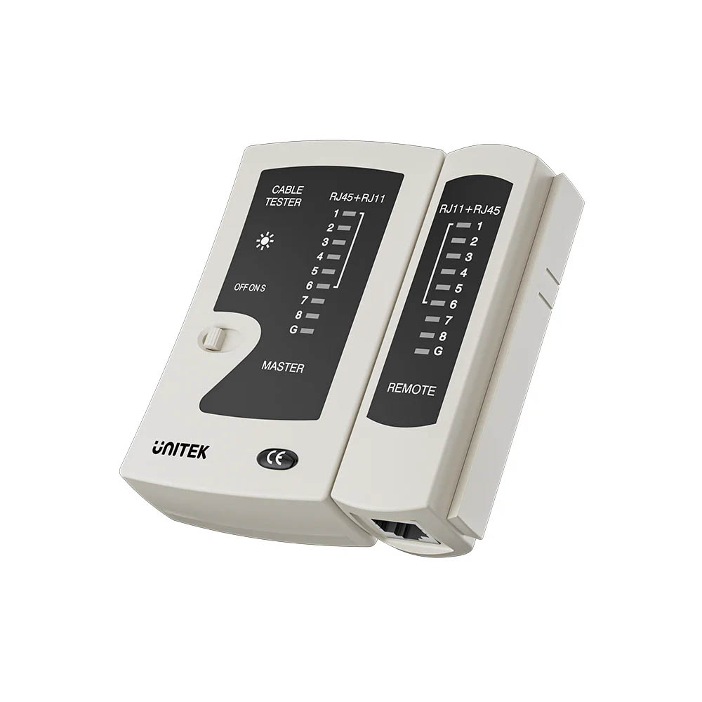 Unitek Network Tools Cablet Tester for RJ45/RJ11 OT140AGY01