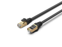 Unitek Network Patch Cable CAT7 Flat SSTP CU Black 2.0m C1897BK-2M