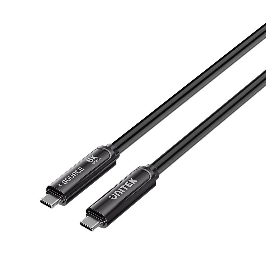 Unitek UC USB-C Fiber Optic 8K Cable 10Gbps 60W PD 10.0m C14178A-10M