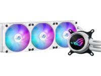 ASUS CPU Liquid Cooler ROG Strix Triple Premium ARGB GEN2 Fans Asetek Gen7 v2 Pump 2.1" IPS LCD Display LC III 360 ARGB LCD White