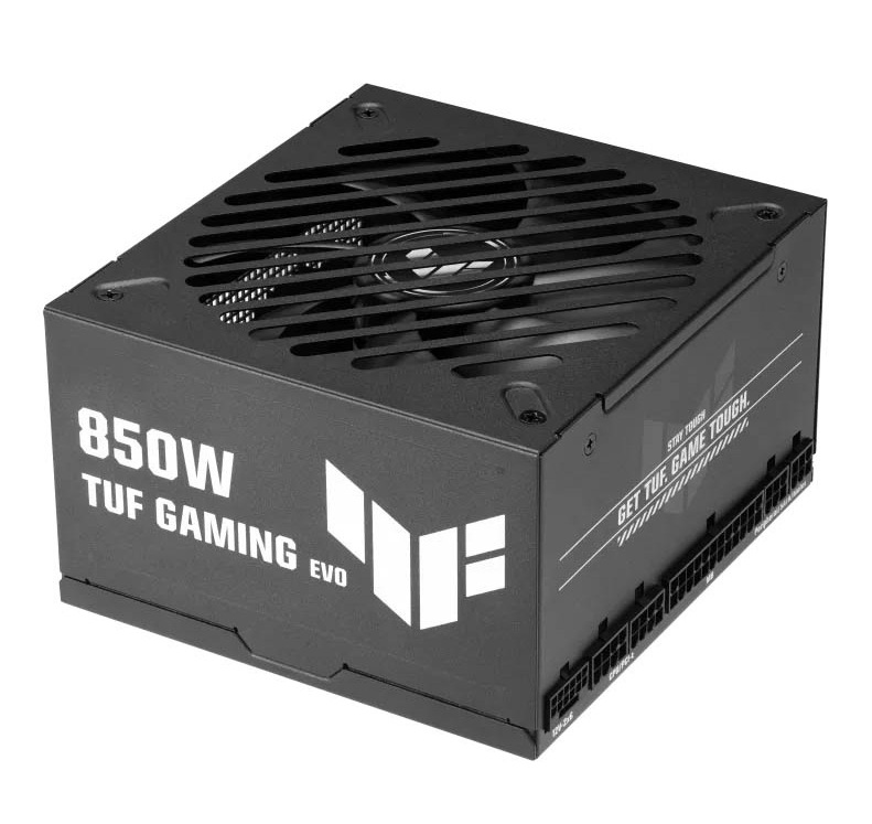 ASUS Power Supply TUF Gaming 80 PLUS Gold Fully Modular ATX 3.1 PCIe 5.1 Military Grade 850W Gold EVO Black