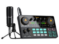 Maono AM200S1 Streaming Audio Mixer Console with Microphone Bundle
