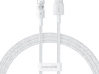 Baseus Cable Lightning to USB-A Gem Series 1m Moon White