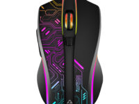 Armaggeddon Gaming Mouse Wired+2.4G Recharge FOXBAT-III CYBERPANK Black