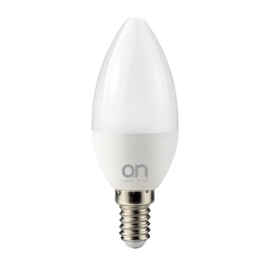 GBC ON LED Candle E14 C37 6W 4000K Day White