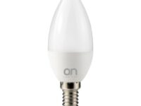 GBC ON LED Candle E14 C37 6W 3000K Warm White