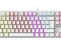 Armaggeddon MKA-2C NEO White Mechanical Gaming Keyboard 87 Linear (Red) Keys