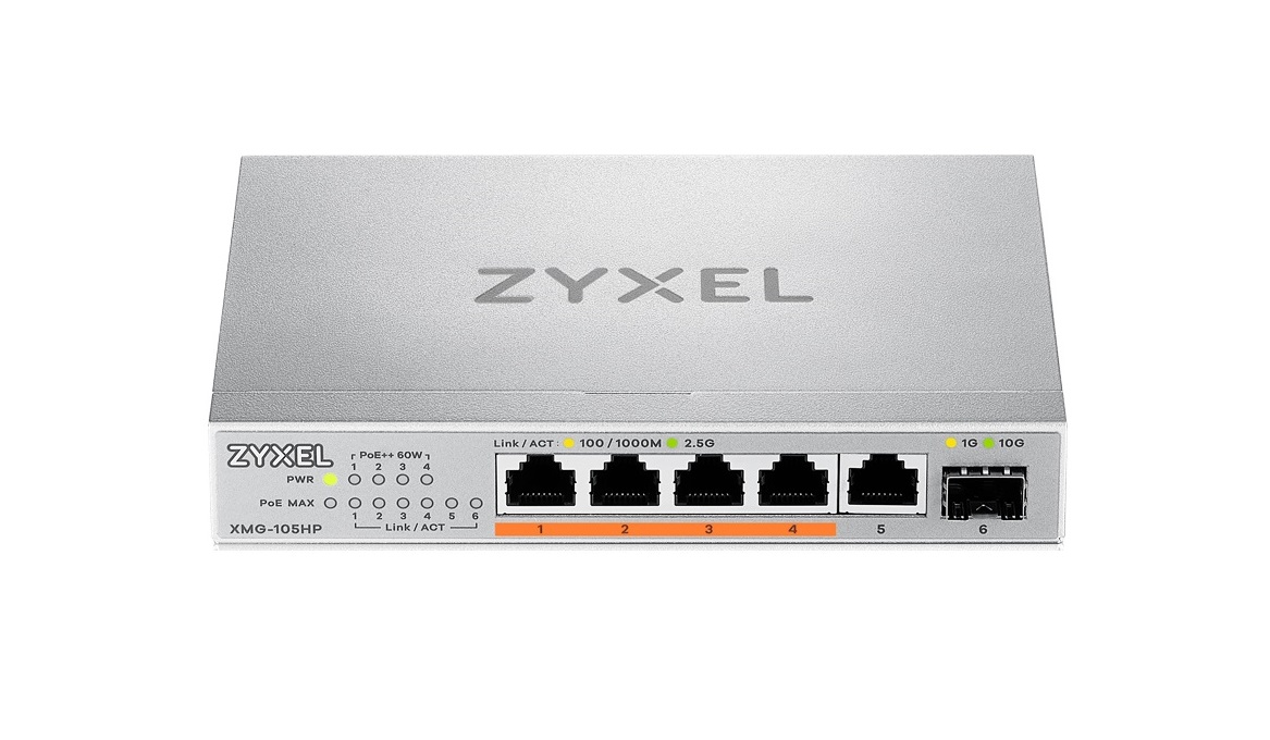 Zyxel 5-Port 2.5G Multi-Gigabit PoE Switch