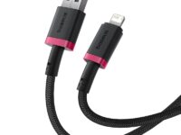 Baseus Cable Lightning to USB-A Dura Series Braided 2.0m Black-Red
