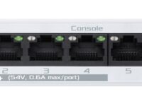 ASUS NETWORKING Switch PoE Managed 5-Ports with 4 PoE+ 60W EBP15