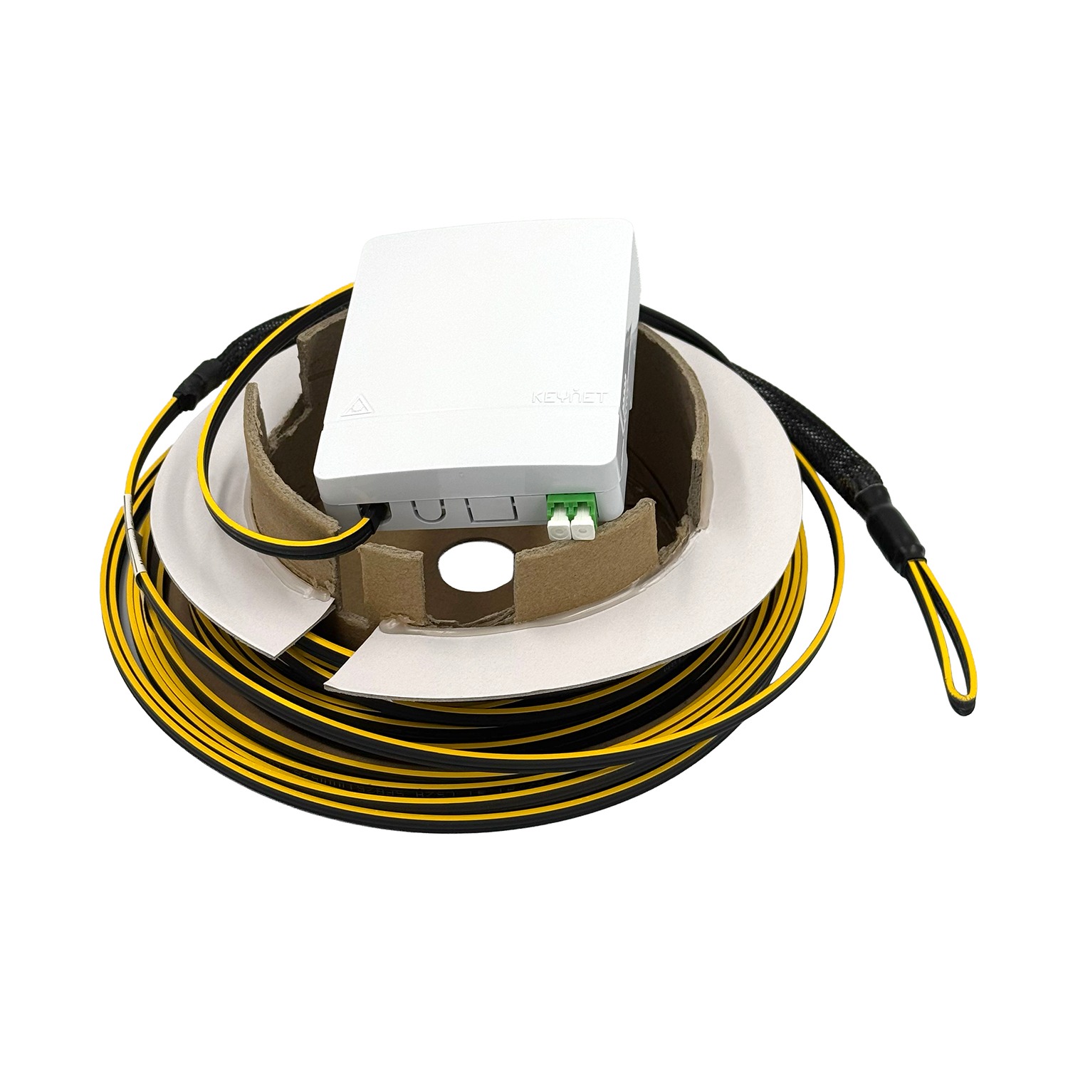 KEYNET Patch Cord with Pre-Terminated Fiber Optic Outlet SafeTrack LC/APC 20.0m
