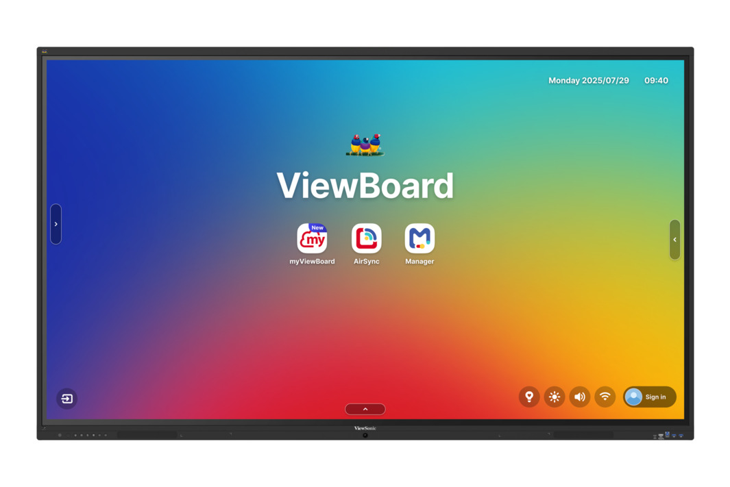 Viewsonic Viewboard Interactive Display Whiteboard 86" 4K Android EDLA 64-Point Touch 2.1 Speakers 8 Mic Array IFP8641-1-1C - Image 2